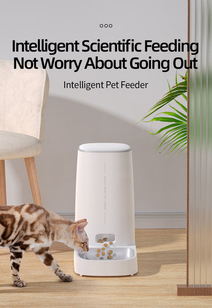 4L Automatic Pet Food Dispenser